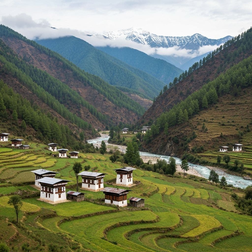 Bhutan carbon negative nation environmental conservation